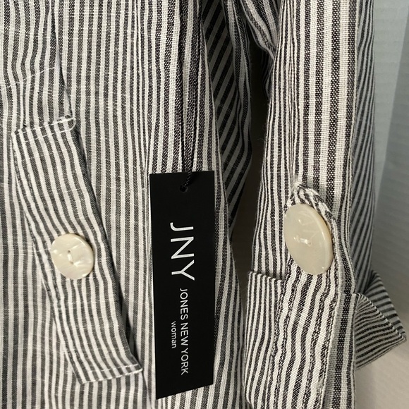 Jones New York Stripes Jacket Size 1X . - Picture 8 of 9